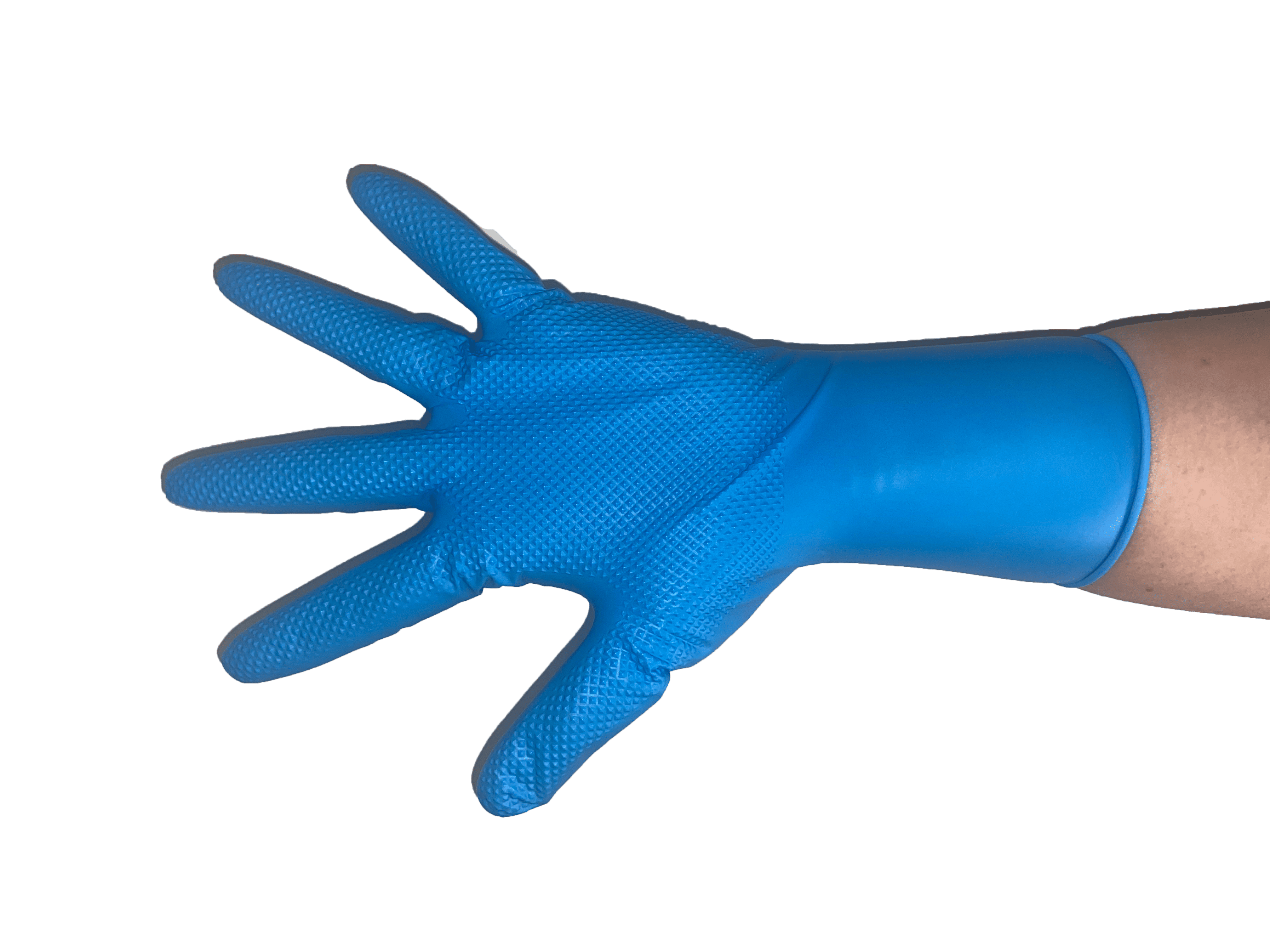 Gant nitrile bleu grip